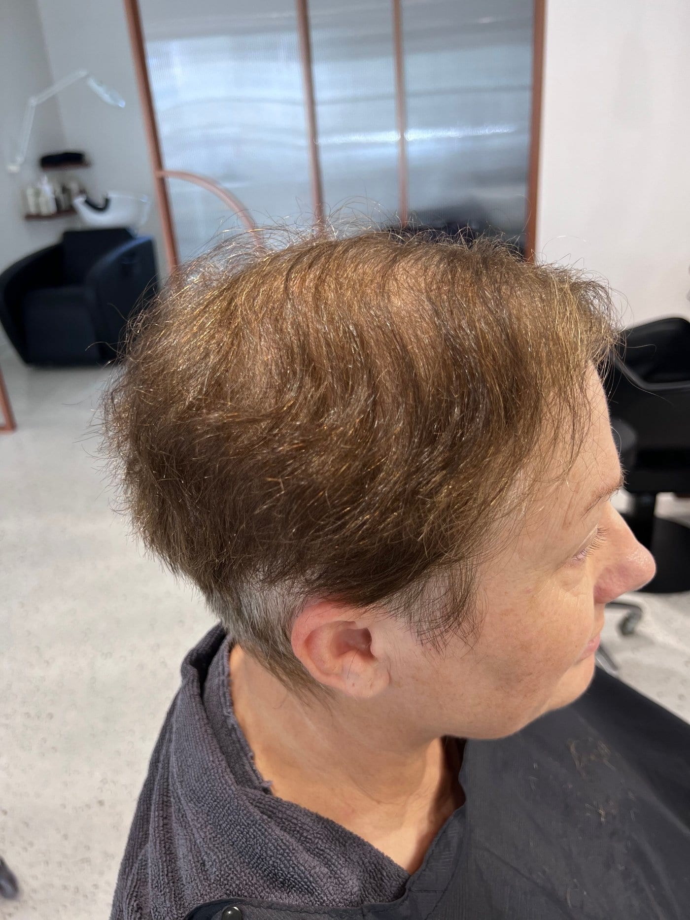Hair before BR Soul Botox smoothing treatment